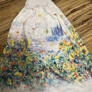 Super Stunning Dress with Impressionist Print